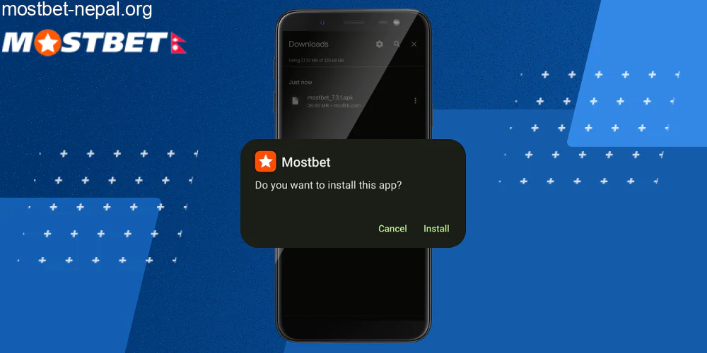 Click install button, step 6