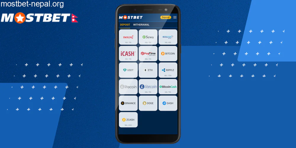 Deposit money into your account, step 4